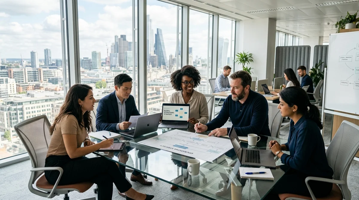 Collaborative Business Strategy and Operations Management in Modern Corporate Workspace