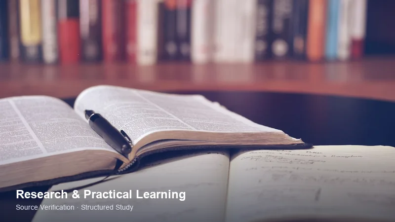 Practical Online Learning Path, Research and Source Verification